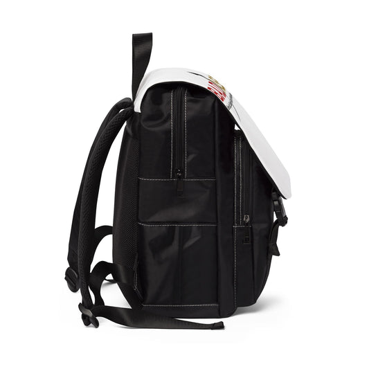 Backpack — B.A.D.A.S.S. Motivational Flap Backpack (Believe, Act, Discipline, Adapt, Stay Focused, Succeed)