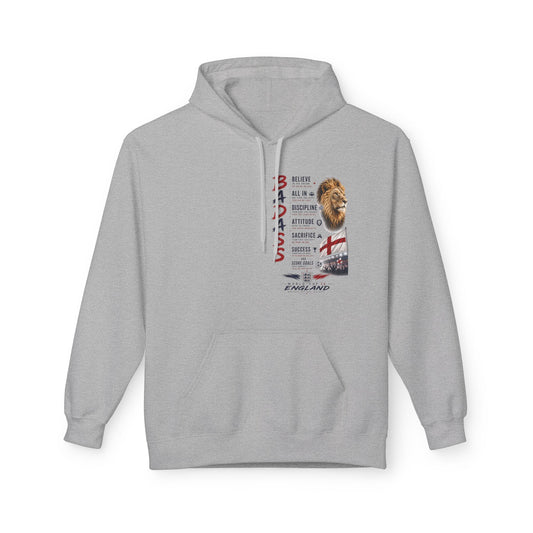Hoodie — "Badass" England Football Supporter Graphic Hoodie