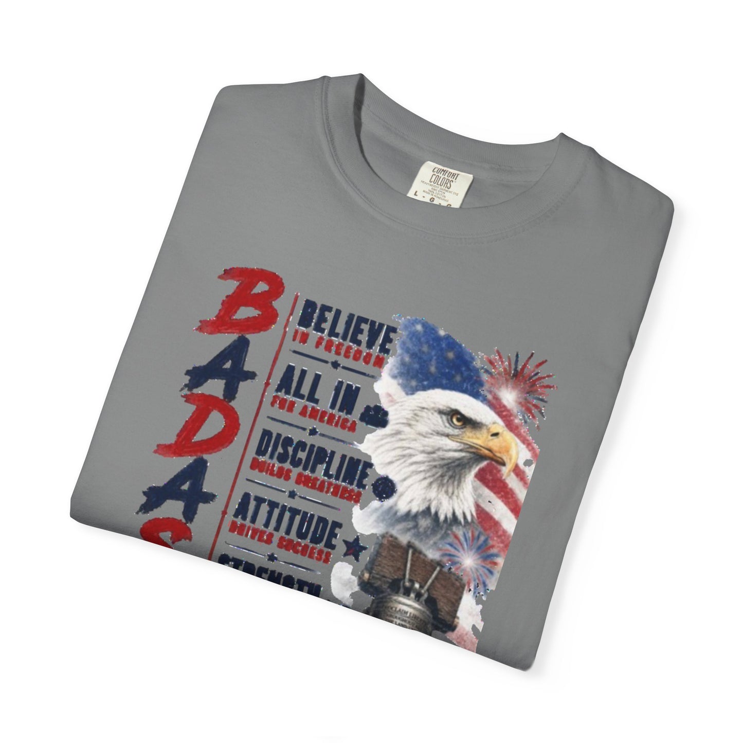 Badass USA 250 Patriotic Eagle T-Shirt — Tribute 250 years