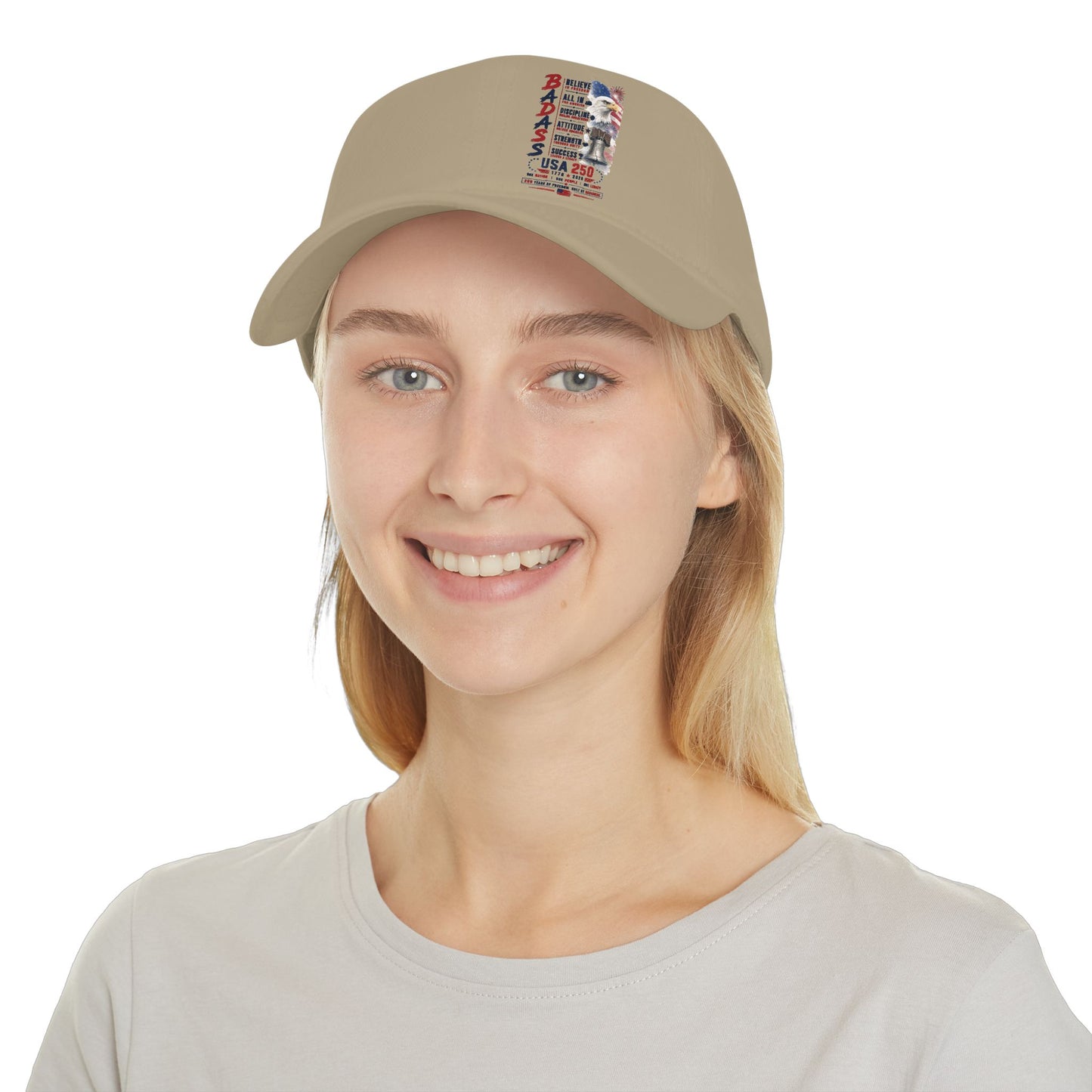 Veteran USA 250 Baseball Cap — 'Badass' Patriotic Memorial Hat