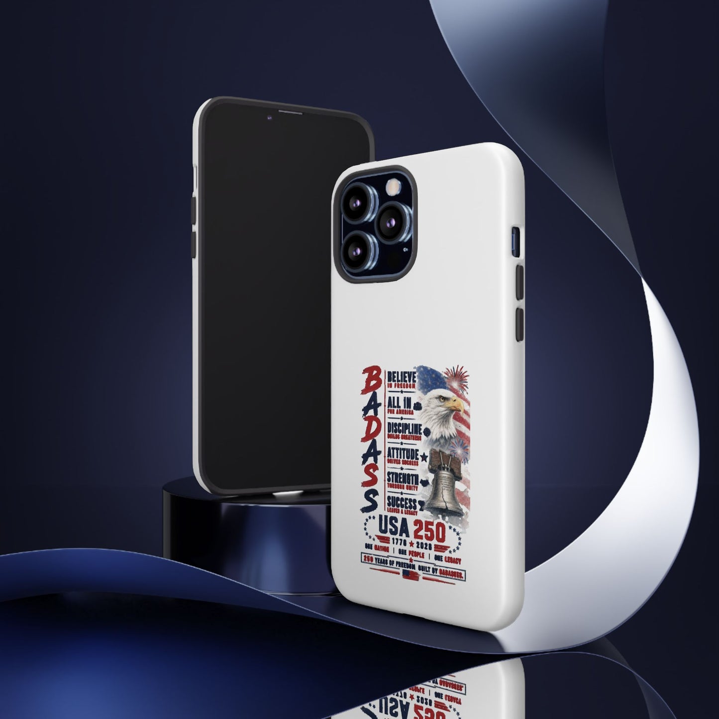 Patriotic Badass USA 250 years Phone Case