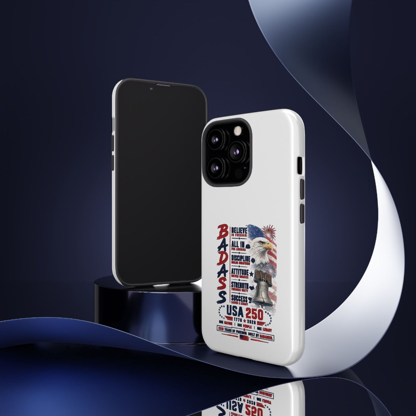 Patriotic Badass USA 250 years Phone Case