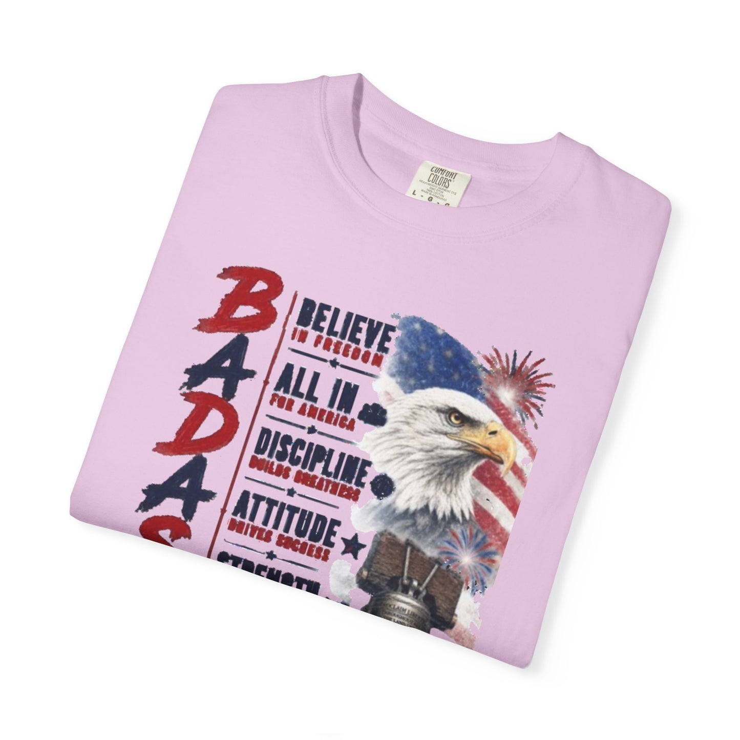 Badass USA 250 Patriotic Eagle T-Shirt — Tribute 250 years