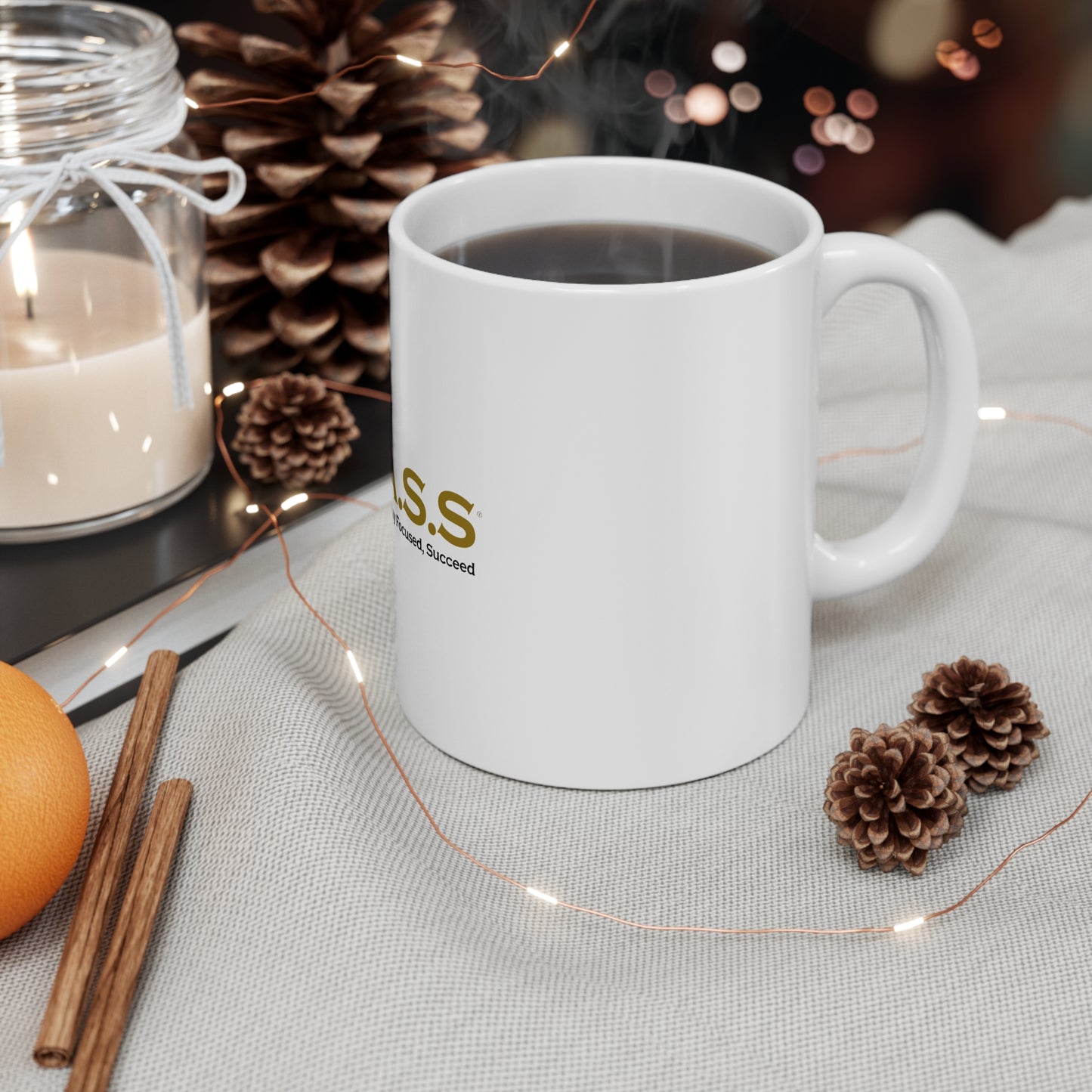 B.A.D.A.S.S. Motivational Ceramic Coffee Mug — Believe Act Discipline Adapt Stay Focused Succeed (11oz & 15oz)