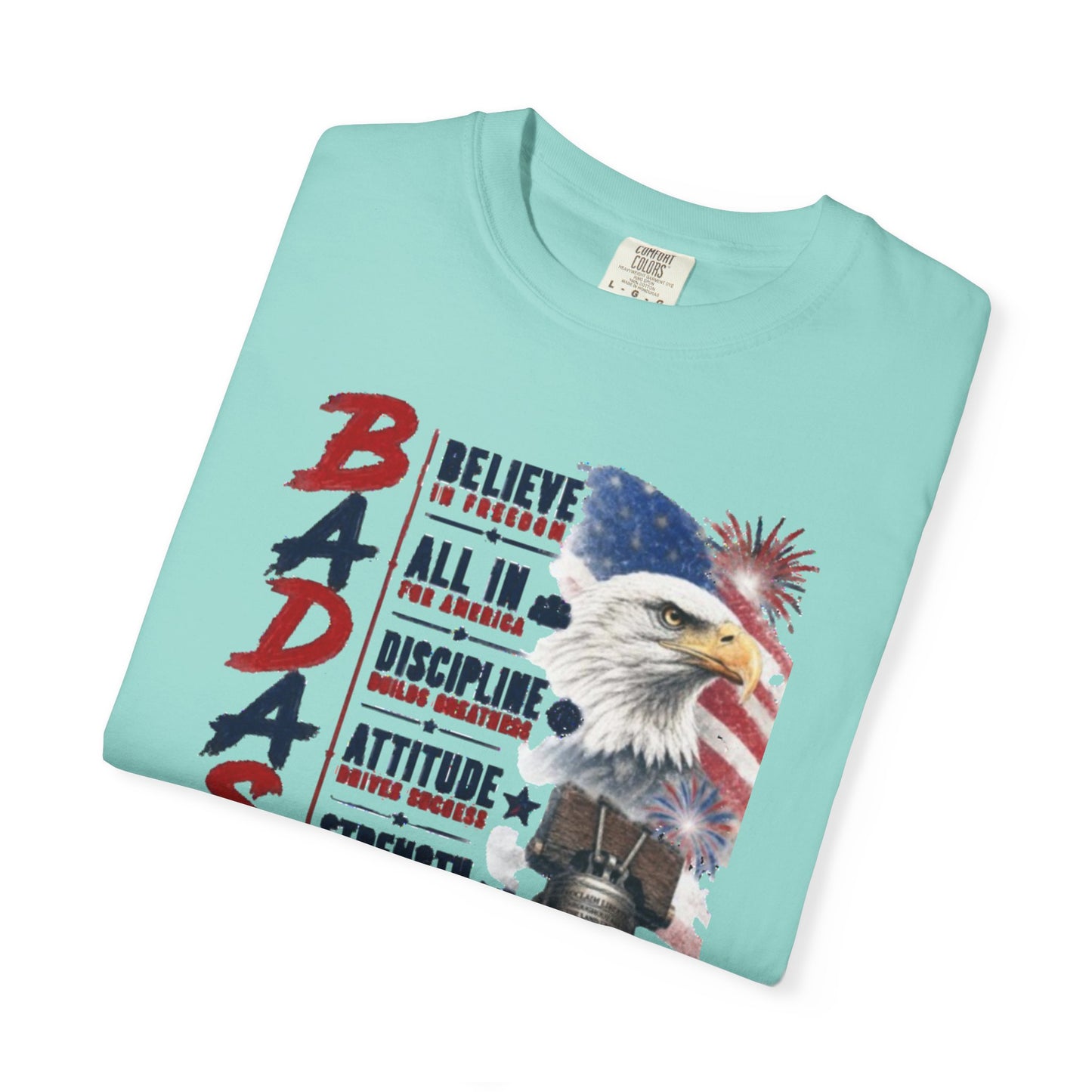 Badass USA 250 Patriotic Eagle T-Shirt — Tribute 250 years