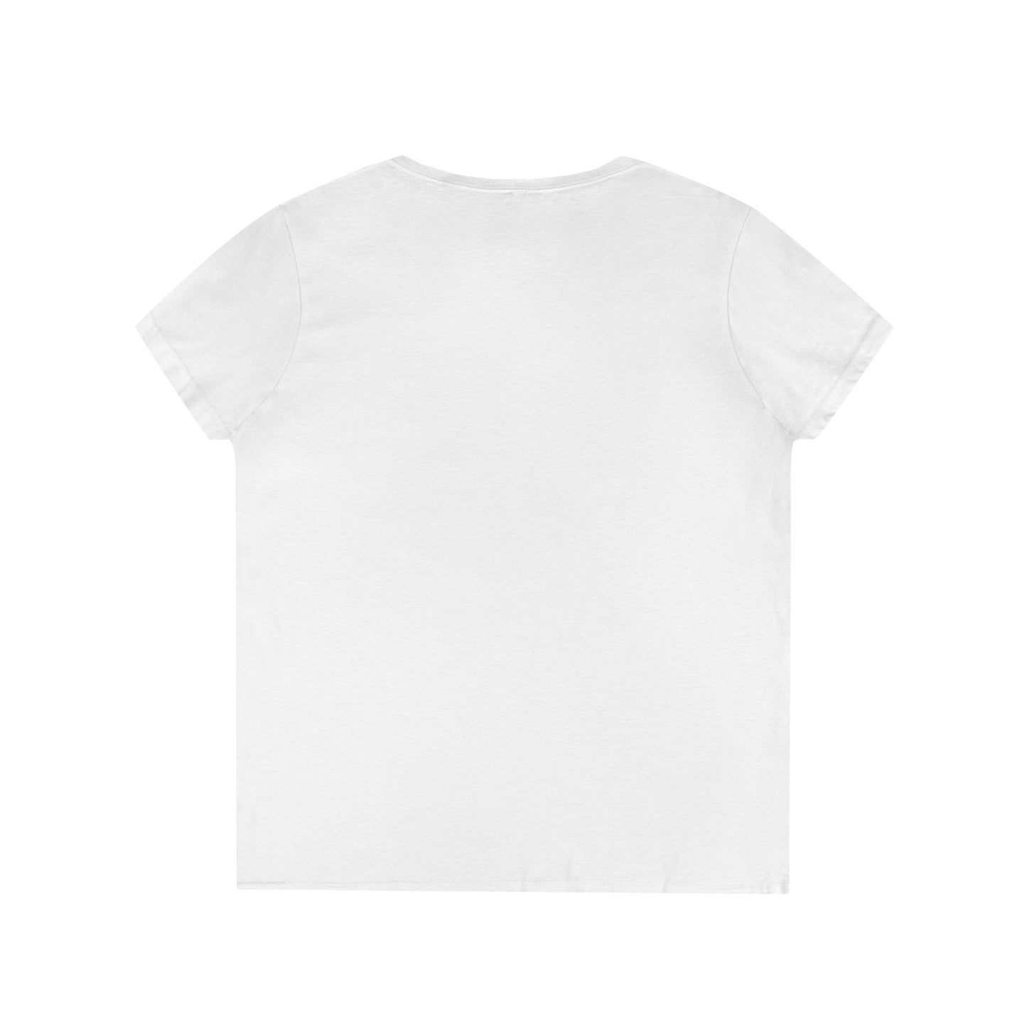 BADASS V-Neck Tee —  USA 250 years Motivational Women’s Graphic T-Shirt with 'BADASS' Inspo