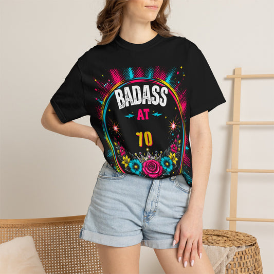 70th Birthday Floral Graphic T-Shirt