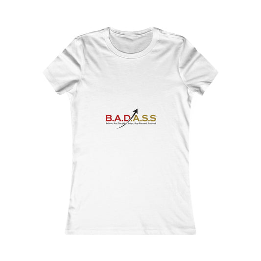 B.A.D.A.S.S. Women's Graphic Tee — Bold Empowerment Casual Shirt
