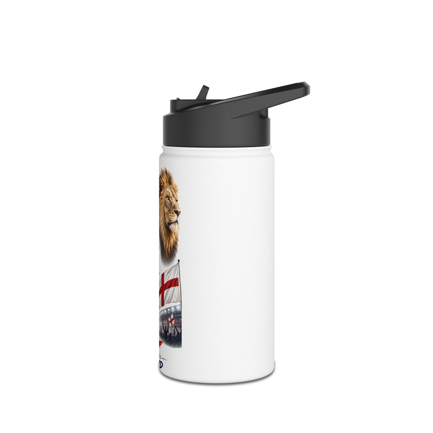 Badass Motivational Stainless Steel Water Bottle — England Lion Fitness Bottle
