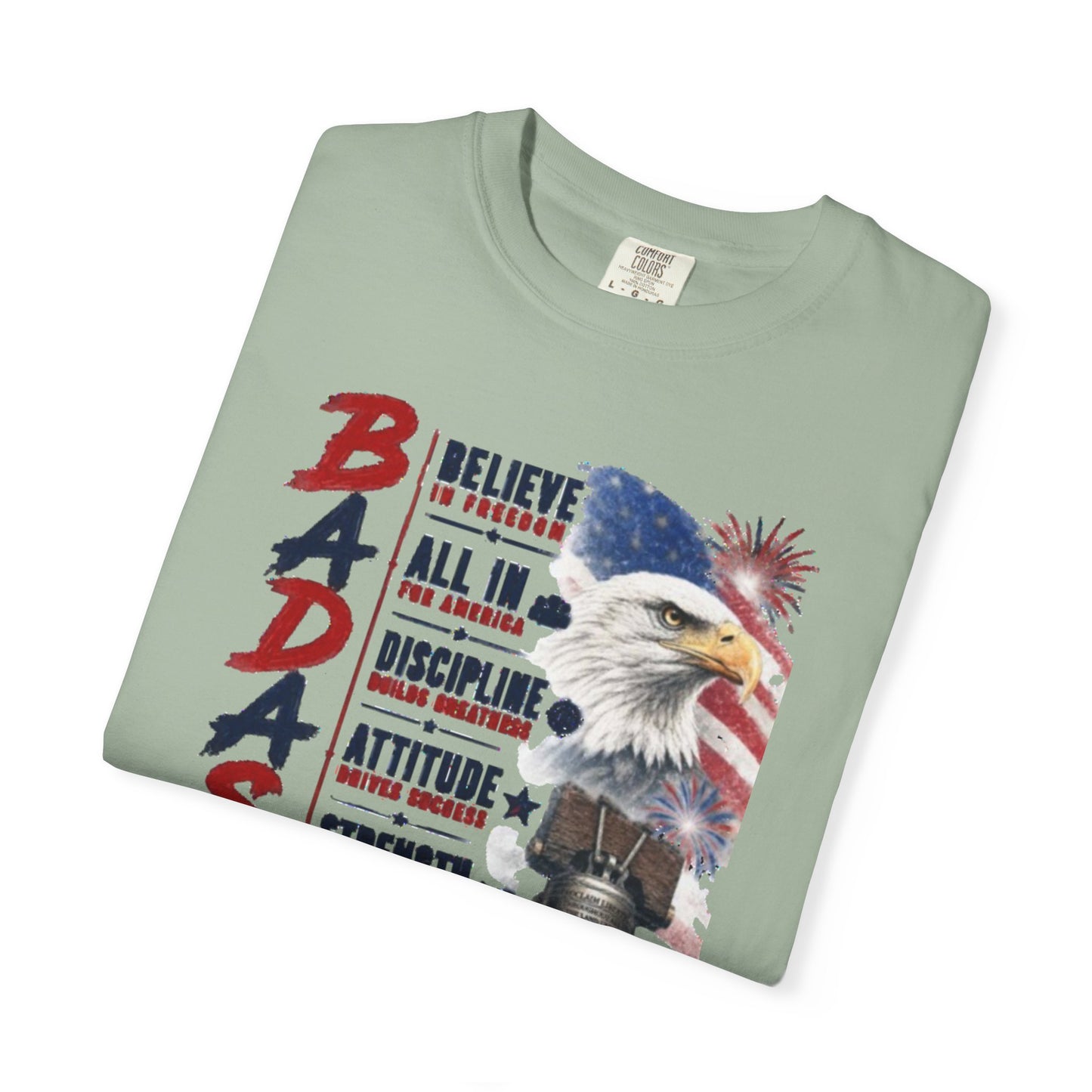 Badass USA 250 Patriotic Eagle T-Shirt — Tribute 250 years