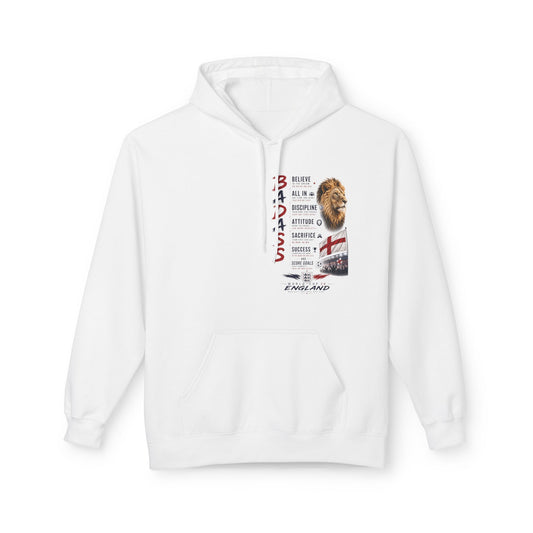 Hoodie — "Badass" England Football Supporter Graphic Hoodie