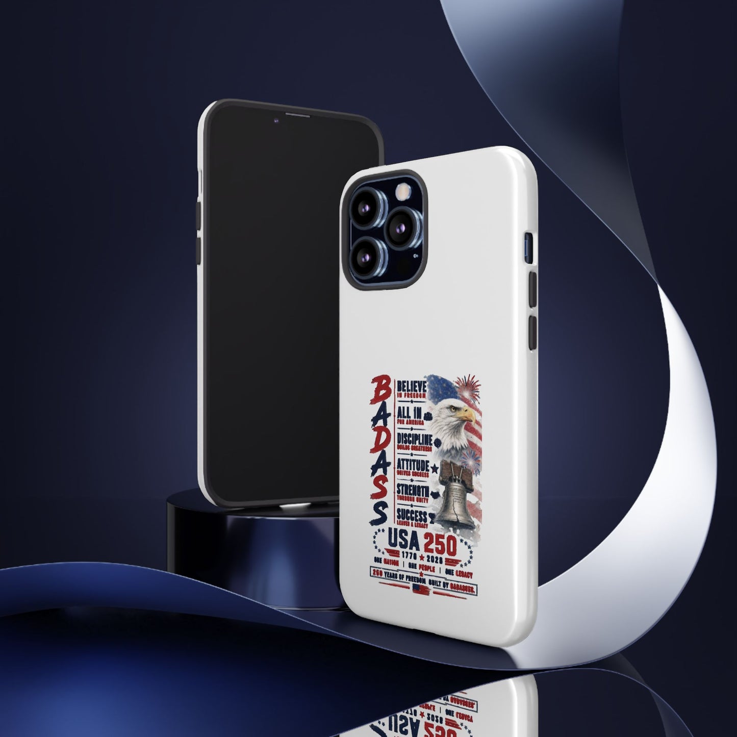 Patriotic Badass USA 250 years Phone Case