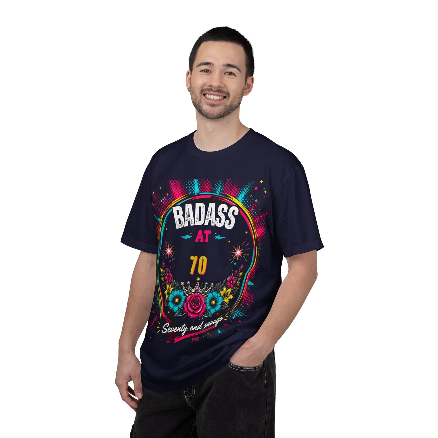 70th Birthday Floral Graphic T-Shirt