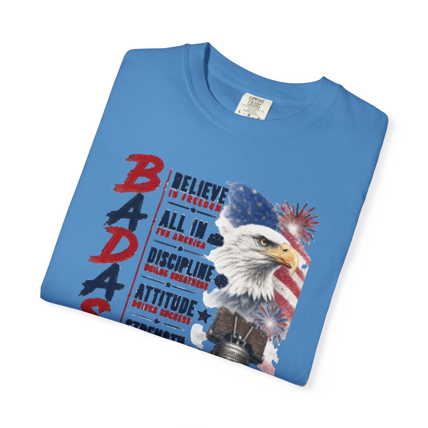 Badass USA 250 Patriotic Eagle T-Shirt — Tribute 250 years